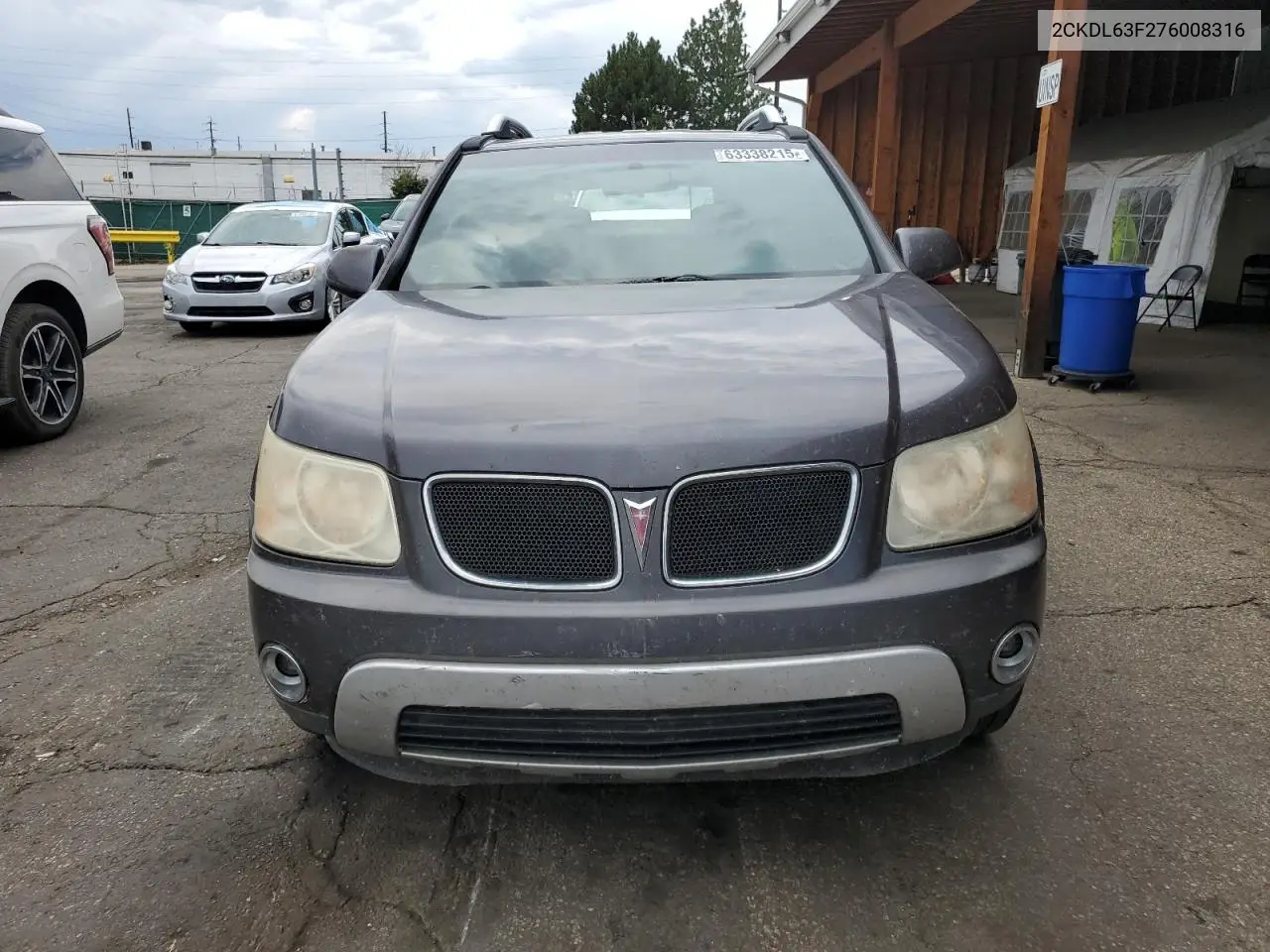 2007 Pontiac Torrent VIN: 2CKDL63F276008316 Lot: 63338215
