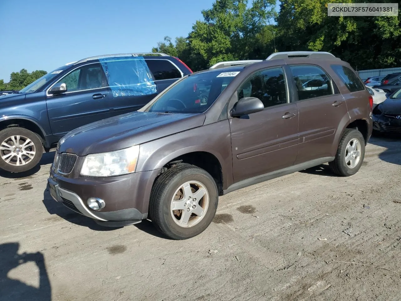 2007 Pontiac Torrent VIN: 2CKDL73F576041381 Lot: 67123484