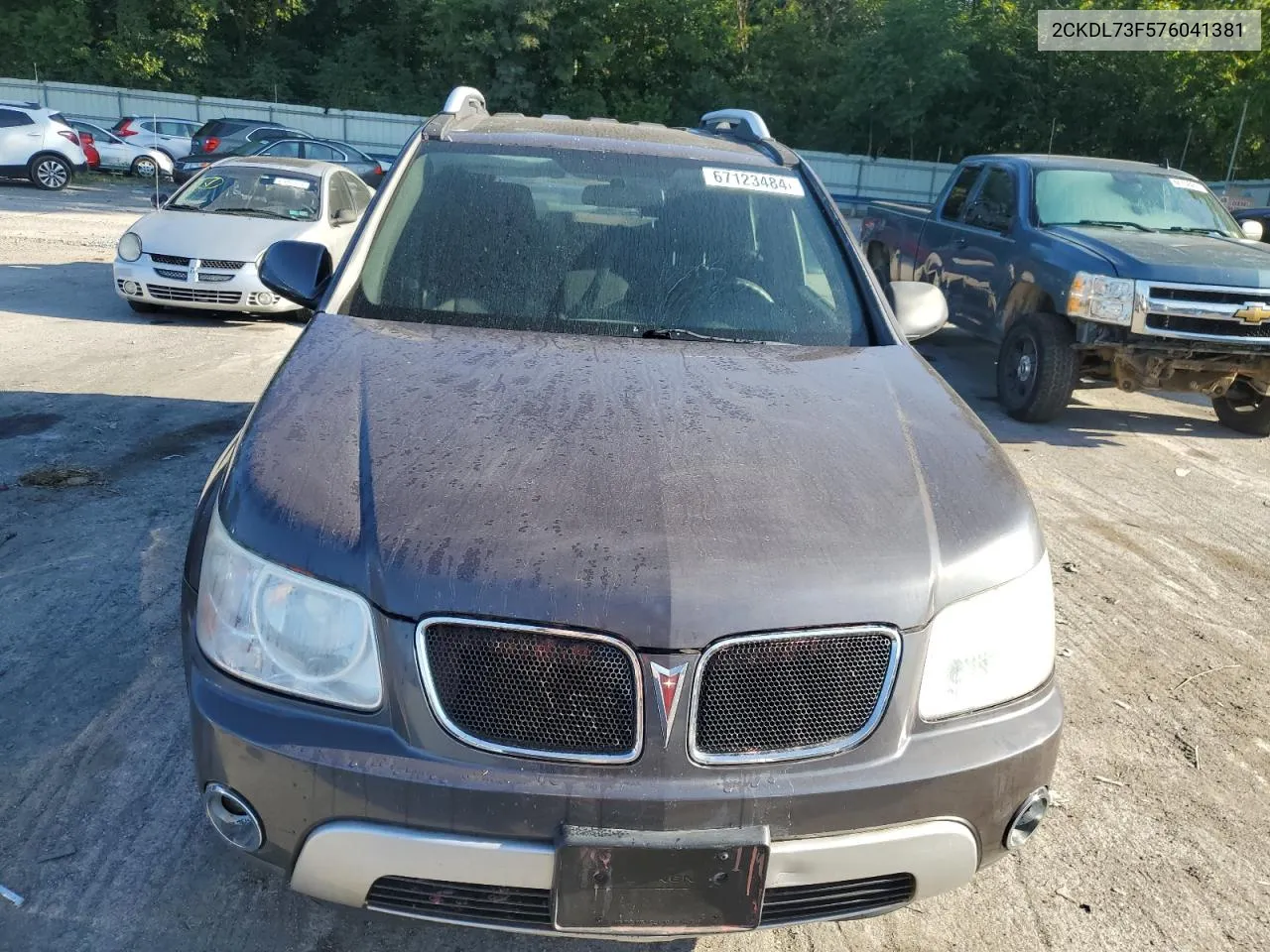 2007 Pontiac Torrent VIN: 2CKDL73F576041381 Lot: 67123484