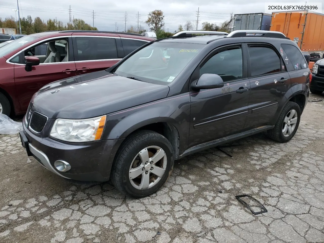 2007 Pontiac Torrent VIN: 2CKDL63FX76029396 Lot: 80536334