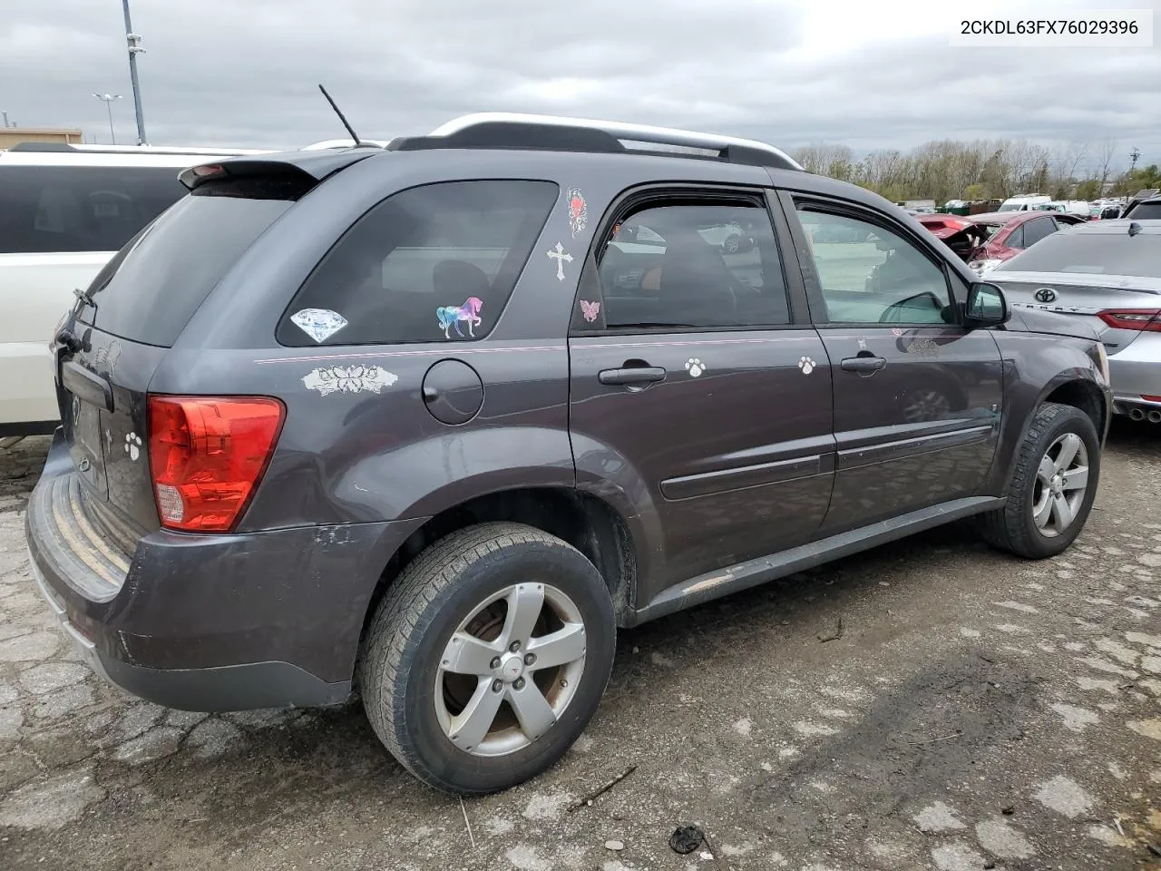 2007 Pontiac Torrent VIN: 2CKDL63FX76029396 Lot: 80536334
