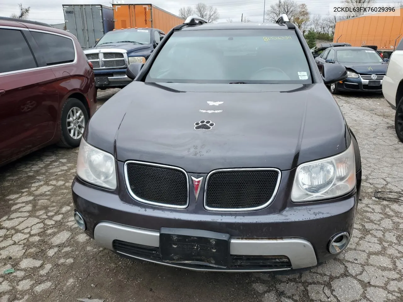 2007 Pontiac Torrent VIN: 2CKDL63FX76029396 Lot: 80536334