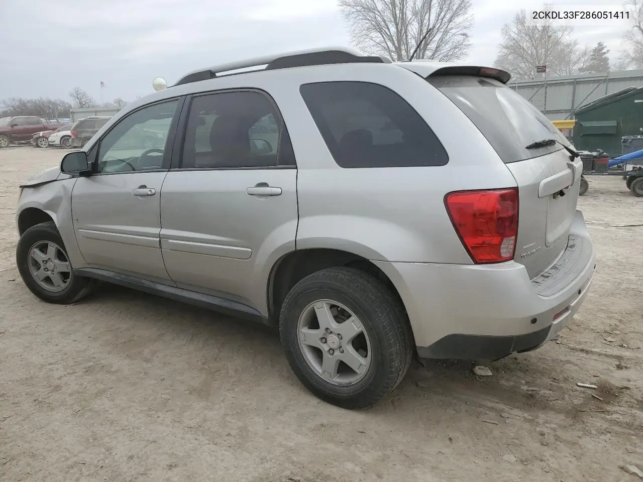2008 Pontiac Torrent VIN: 2CKDL33F286051411 Lot: 44849075