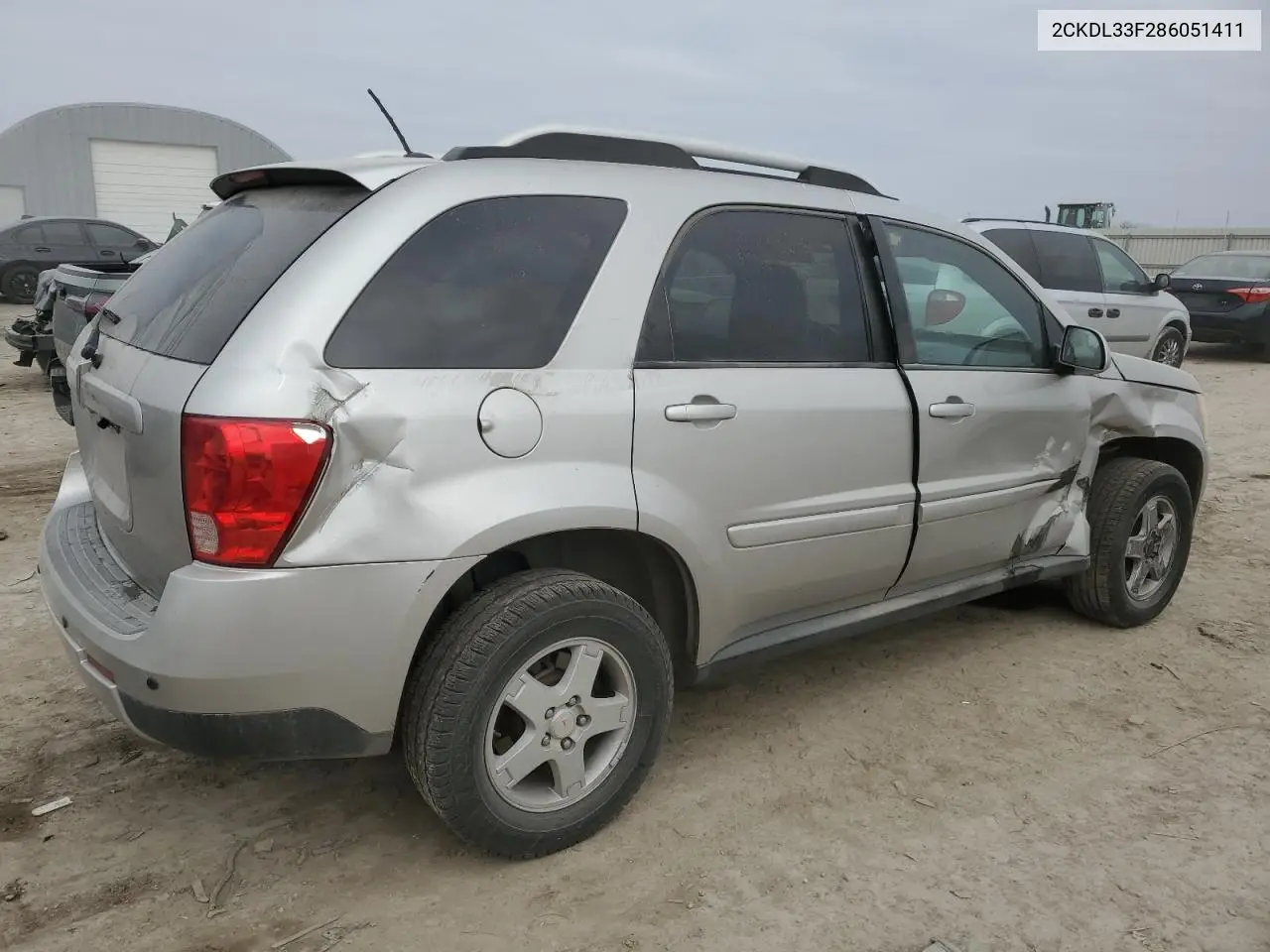 2008 Pontiac Torrent VIN: 2CKDL33F286051411 Lot: 44849075
