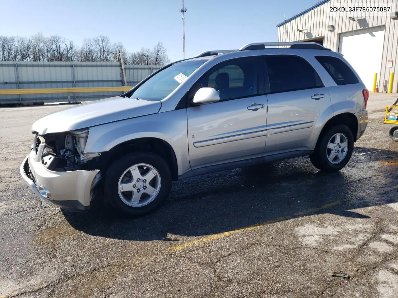 2008 Pontiac Torrent VIN: 2CKDL33F786075087 Lot: 52157065
