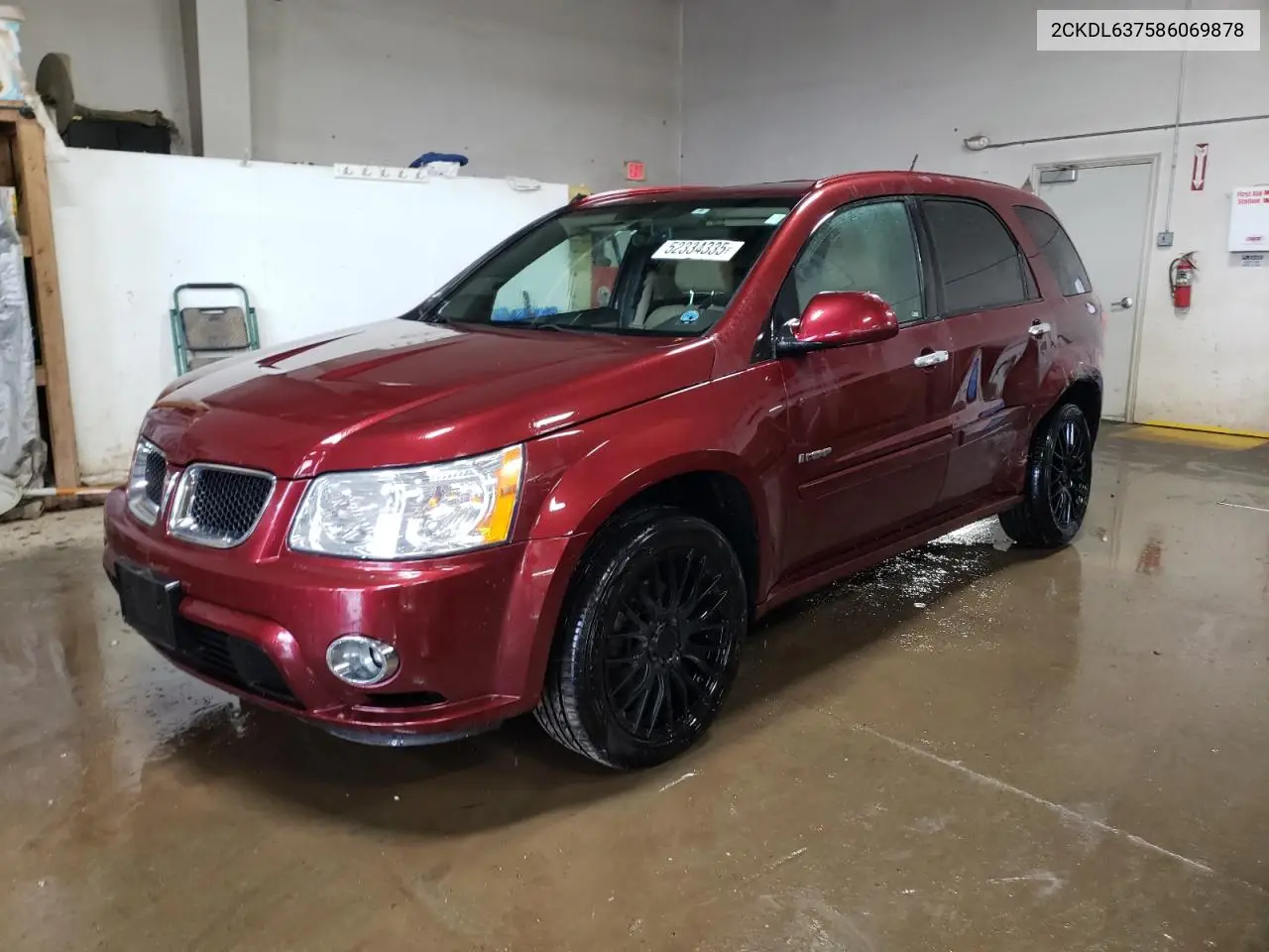 2008 Pontiac Torrent Gxp VIN: 2CKDL637586069878 Lot: 52334335