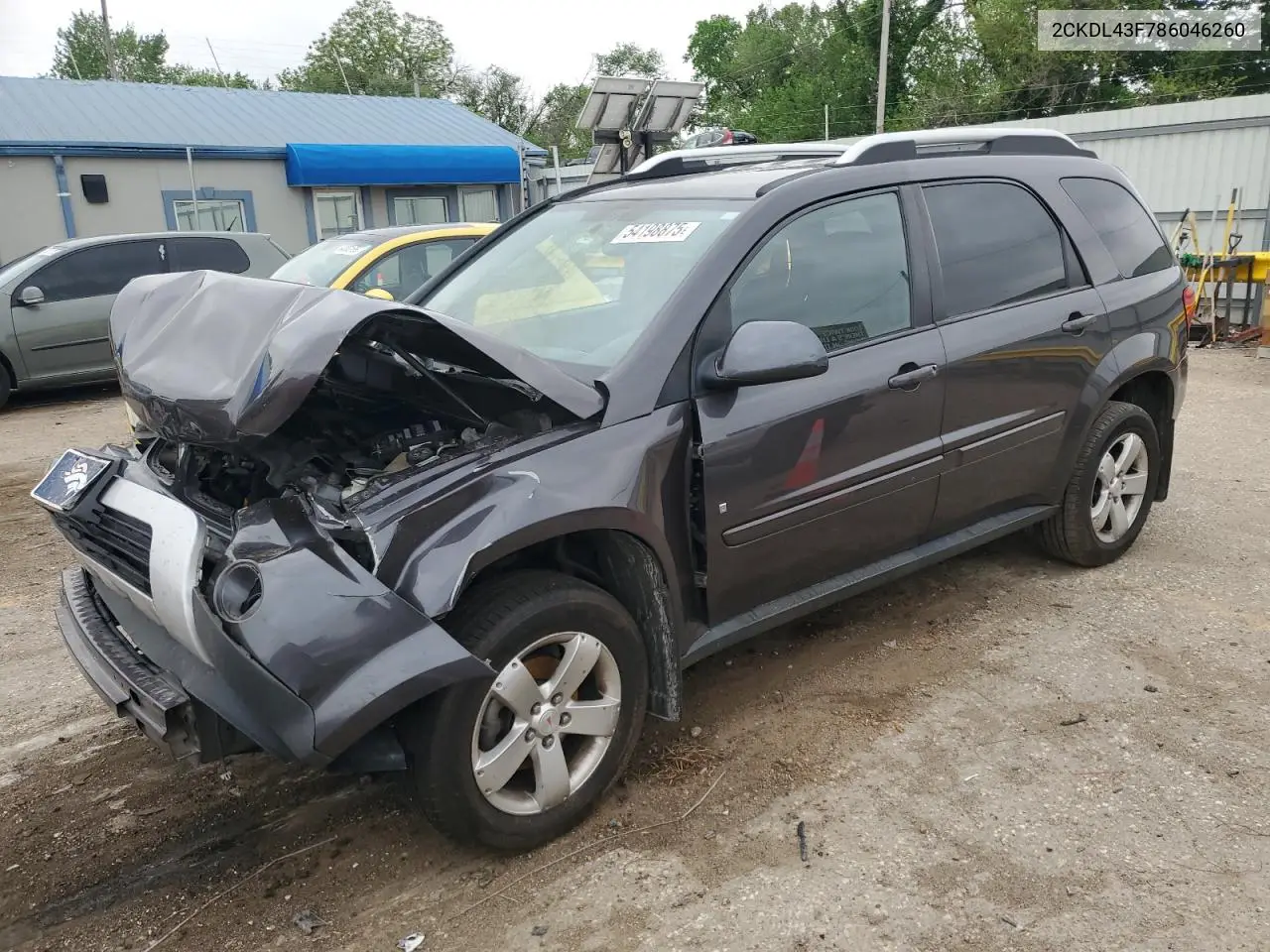 2008 Pontiac Torrent VIN: 2CKDL43F786046260 Lot: 54198875