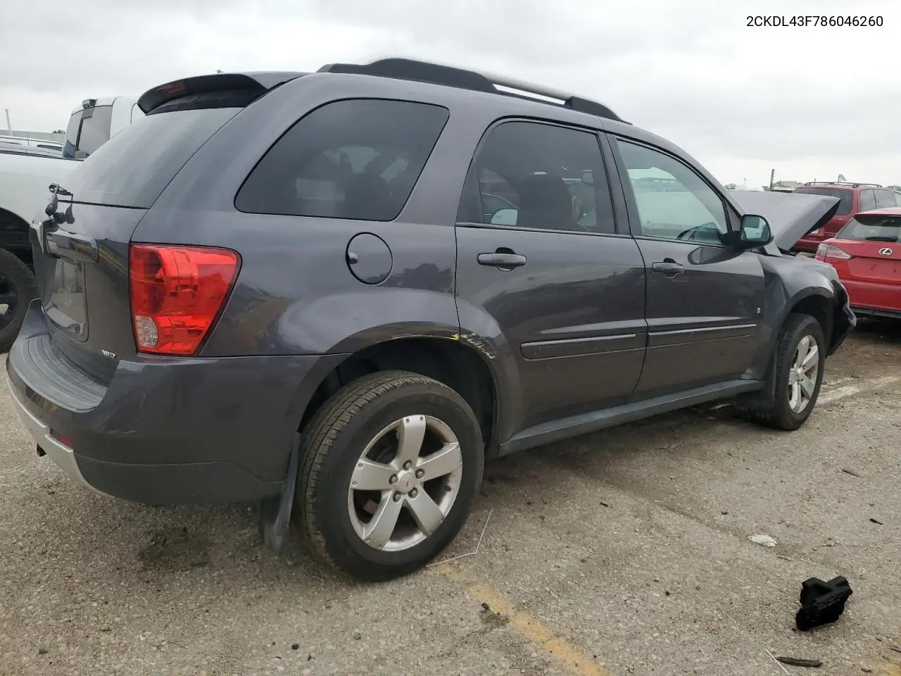2008 Pontiac Torrent VIN: 2CKDL43F786046260 Lot: 54198875
