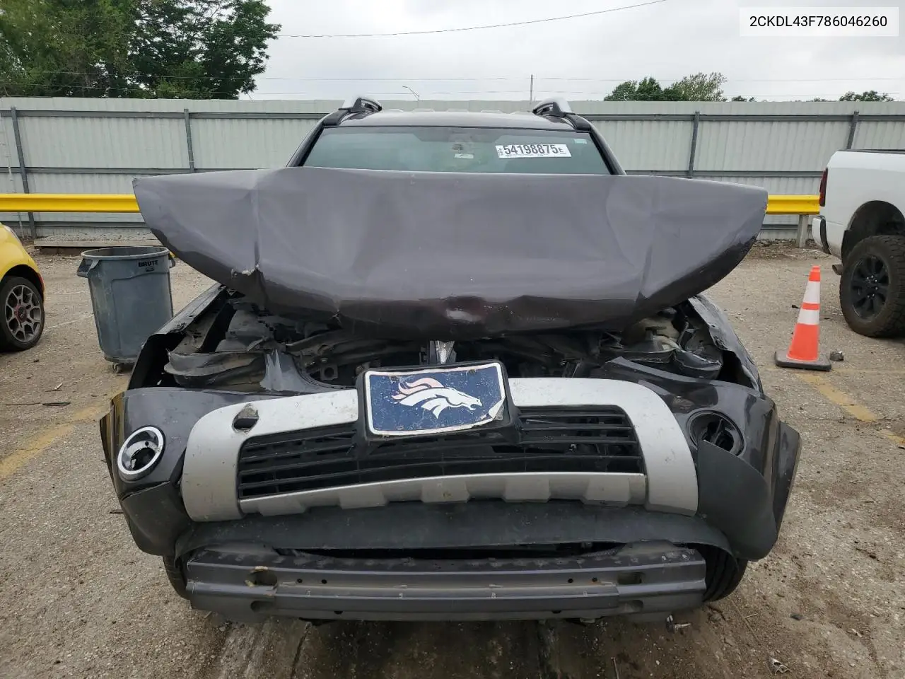 2008 Pontiac Torrent VIN: 2CKDL43F786046260 Lot: 54198875