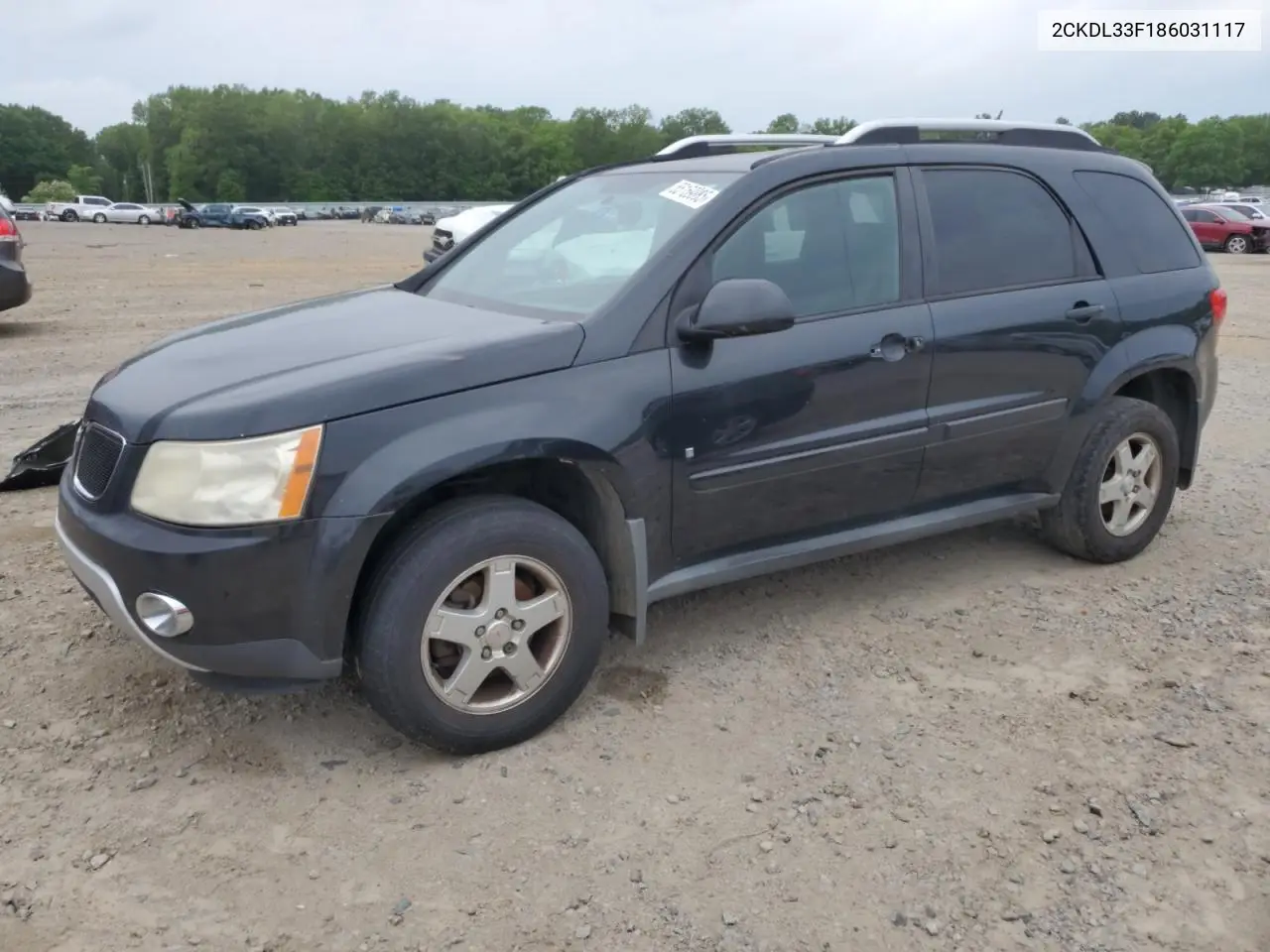 2008 Pontiac Torrent VIN: 2CKDL33F186031117 Lot: 55159885