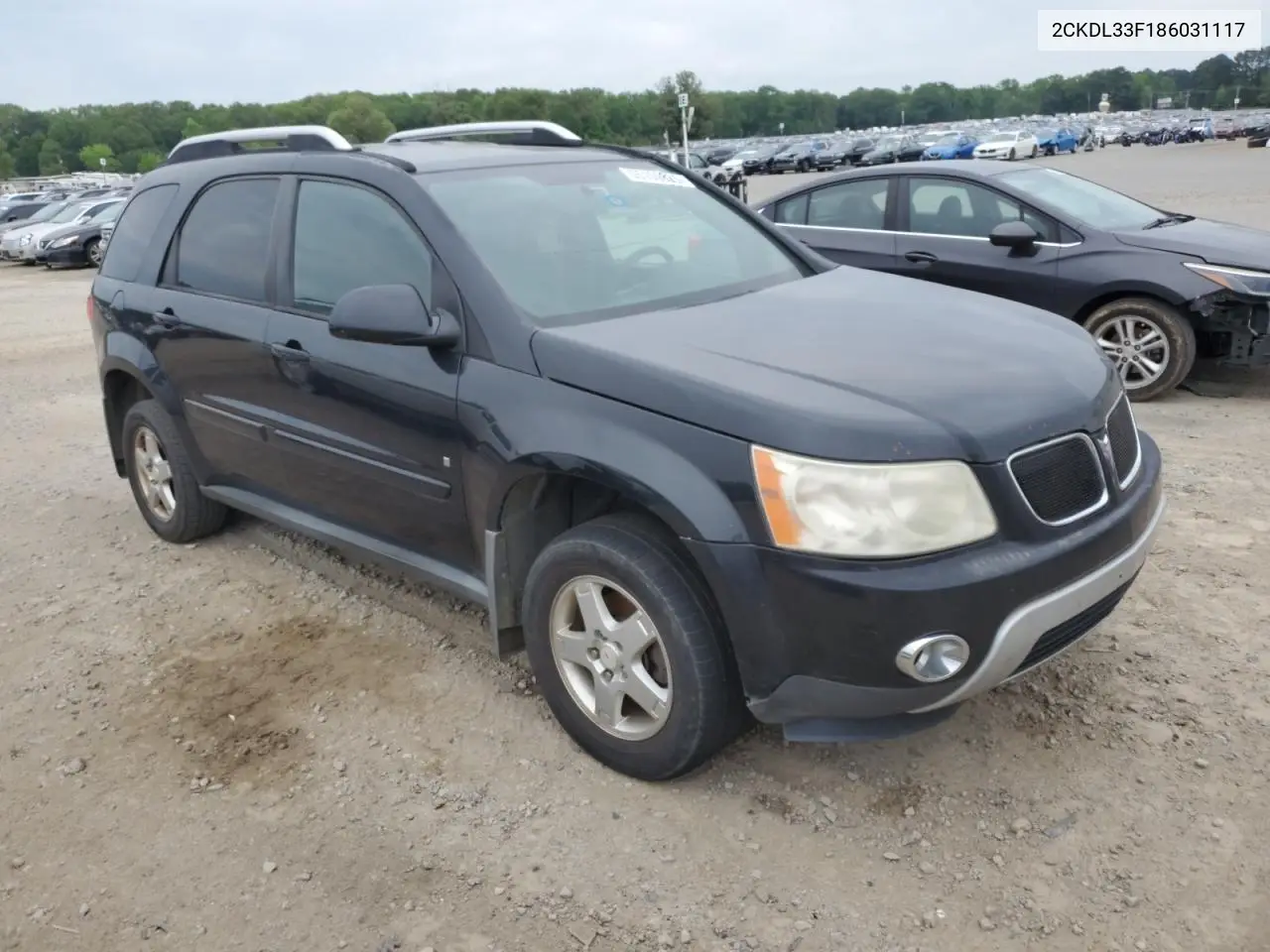 2008 Pontiac Torrent VIN: 2CKDL33F186031117 Lot: 55159885