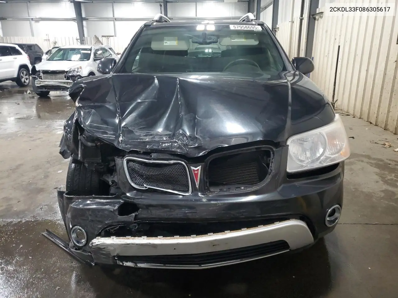 2008 Pontiac Torrent VIN: 2CKDL33F086305617 Lot: 57958695