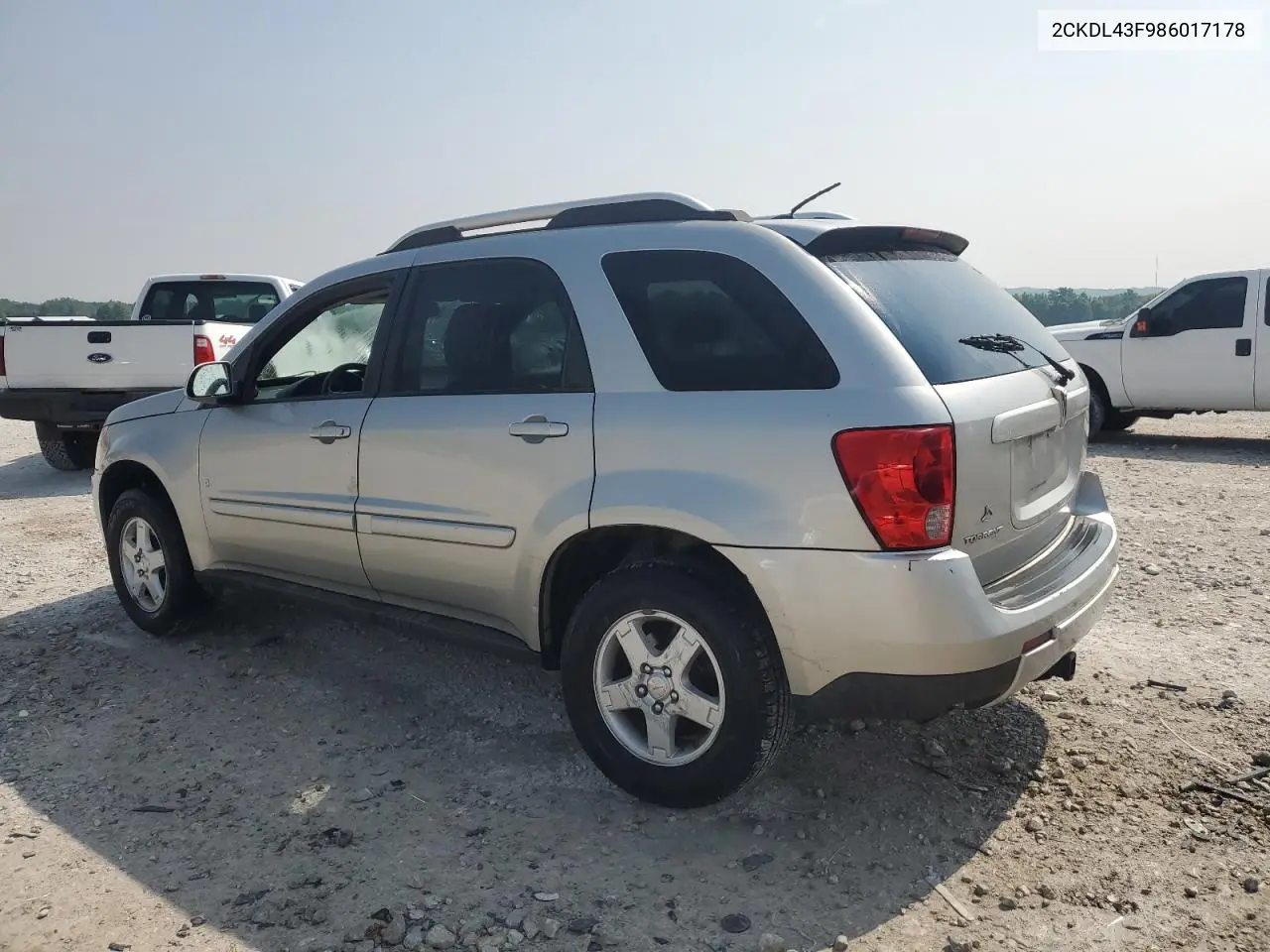 2008 Pontiac Torrent VIN: 2CKDL43F986017178 Lot: 58590795