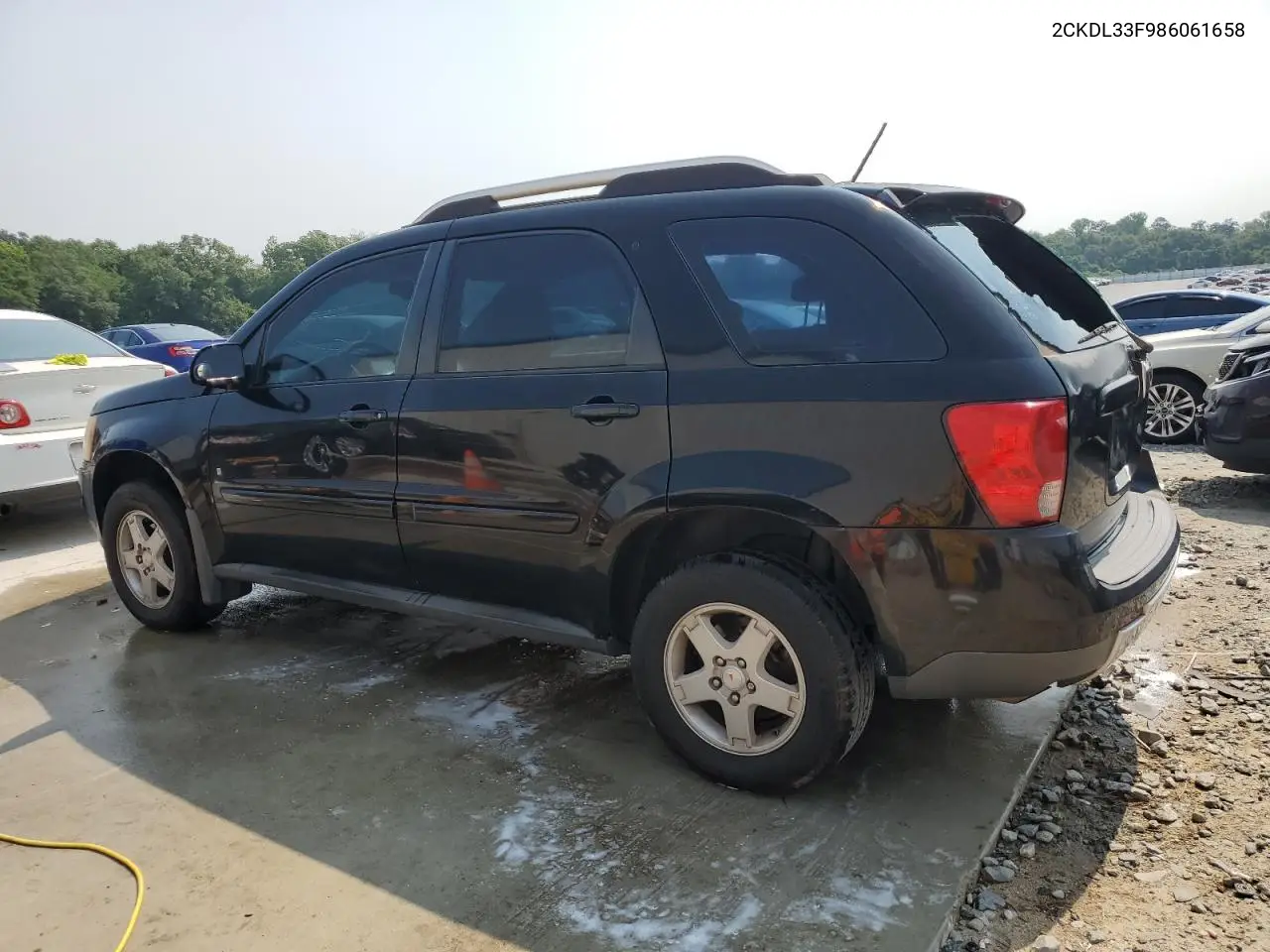 2008 Pontiac Torrent VIN: 2CKDL33F986061658 Lot: 59387025