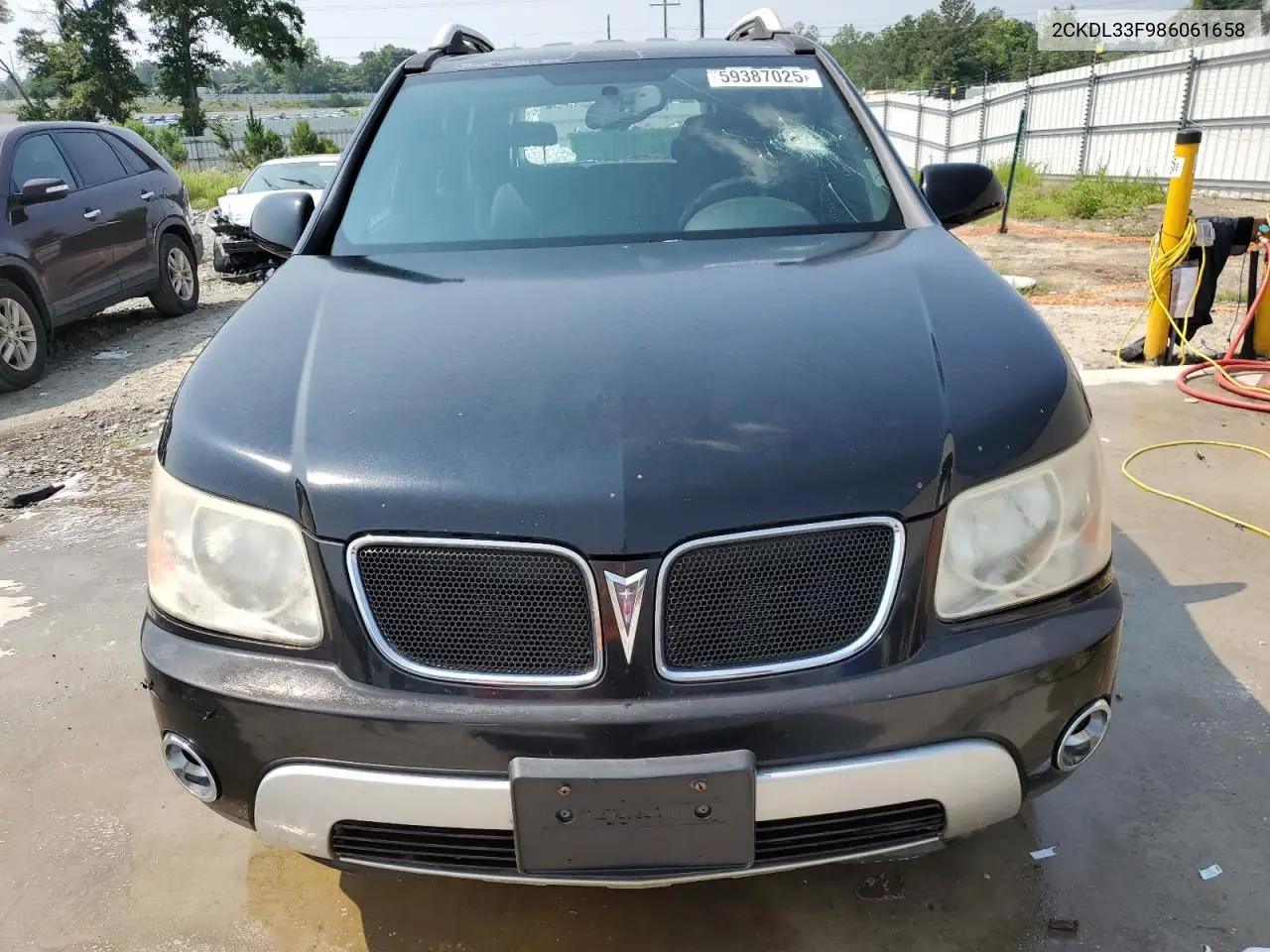 2008 Pontiac Torrent VIN: 2CKDL33F986061658 Lot: 59387025