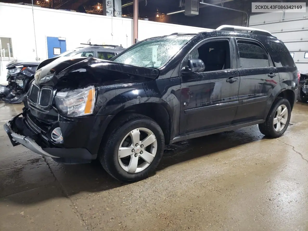2008 Pontiac Torrent VIN: 2CKDL43F086342169 Lot: 59880865