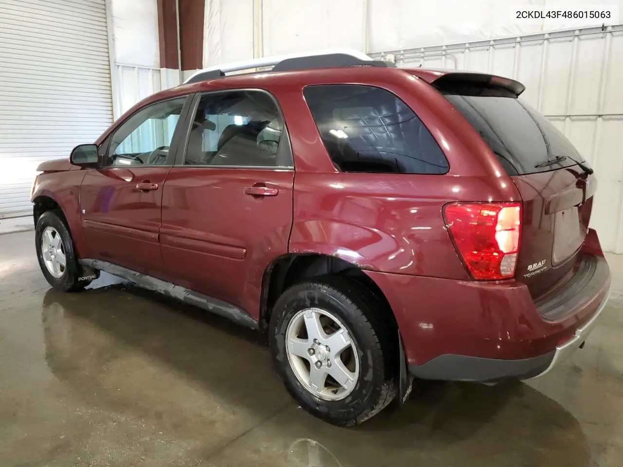 2008 Pontiac Torrent VIN: 2CKDL43F486015063 Lot: 62299635