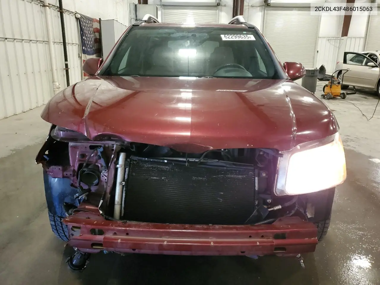2008 Pontiac Torrent VIN: 2CKDL43F486015063 Lot: 62299635