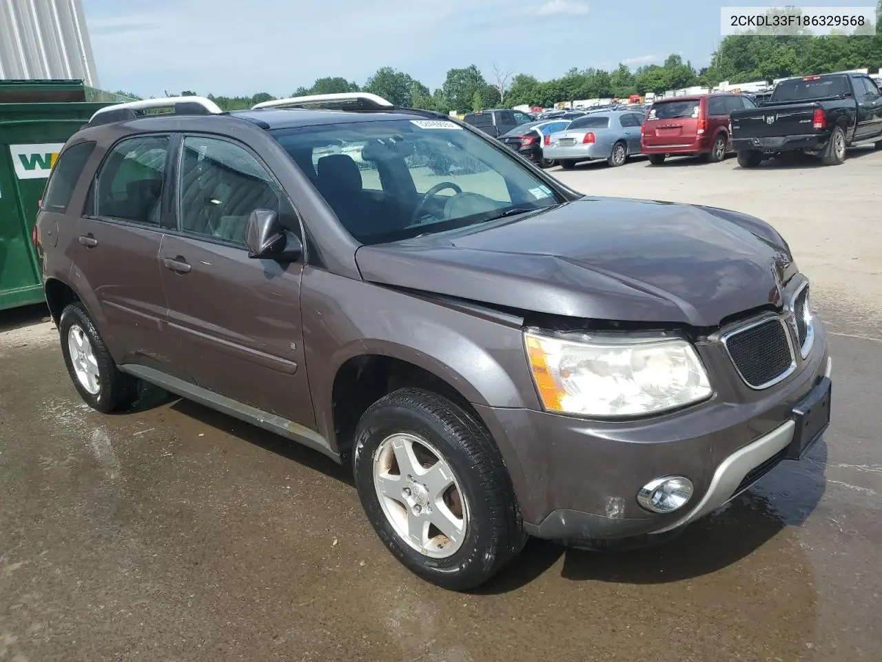 2008 Pontiac Torrent VIN: 2CKDL33F186329568 Lot: 62499695