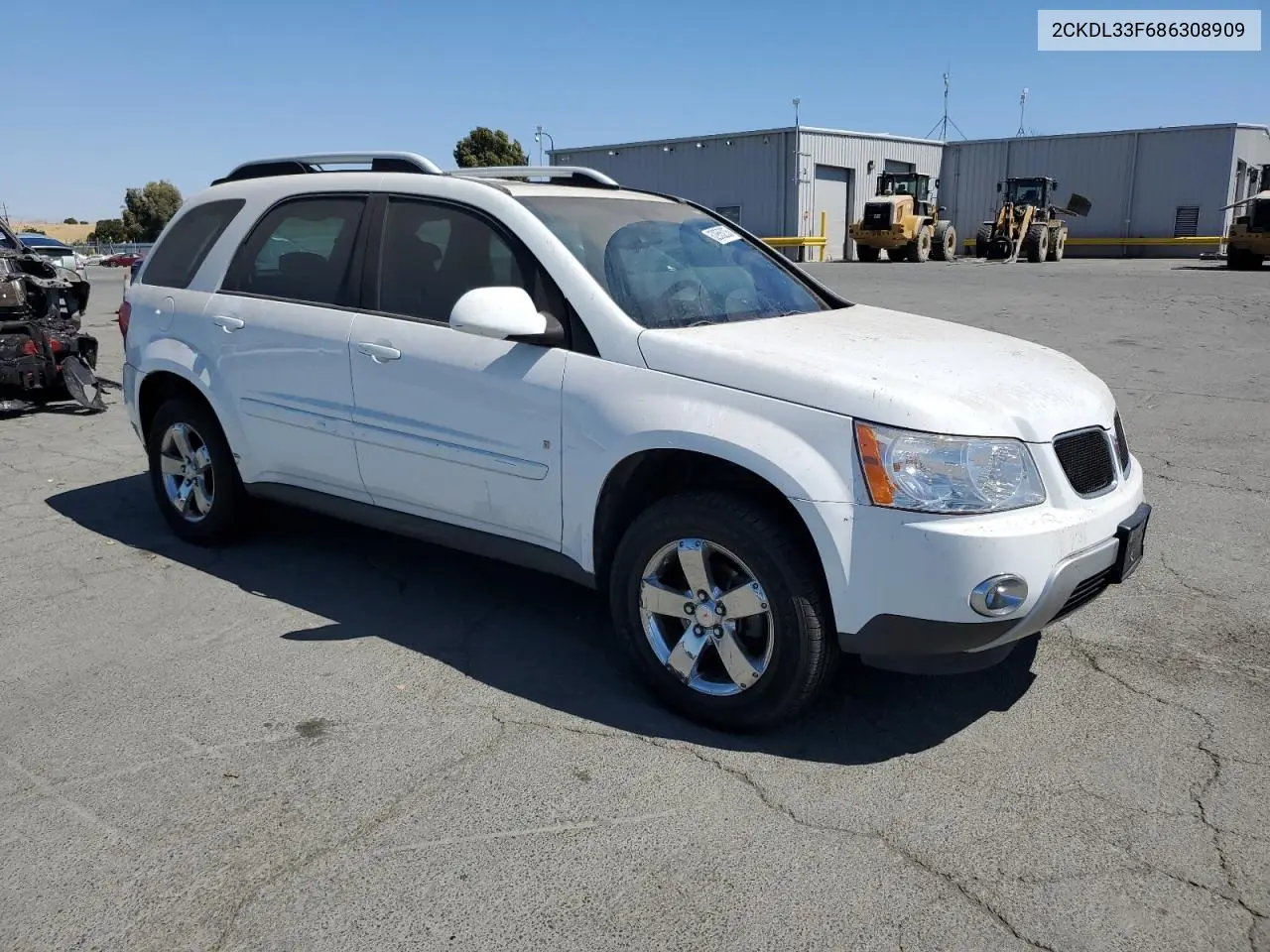 2008 Pontiac Torrent VIN: 2CKDL33F686308909 Lot: 62955235