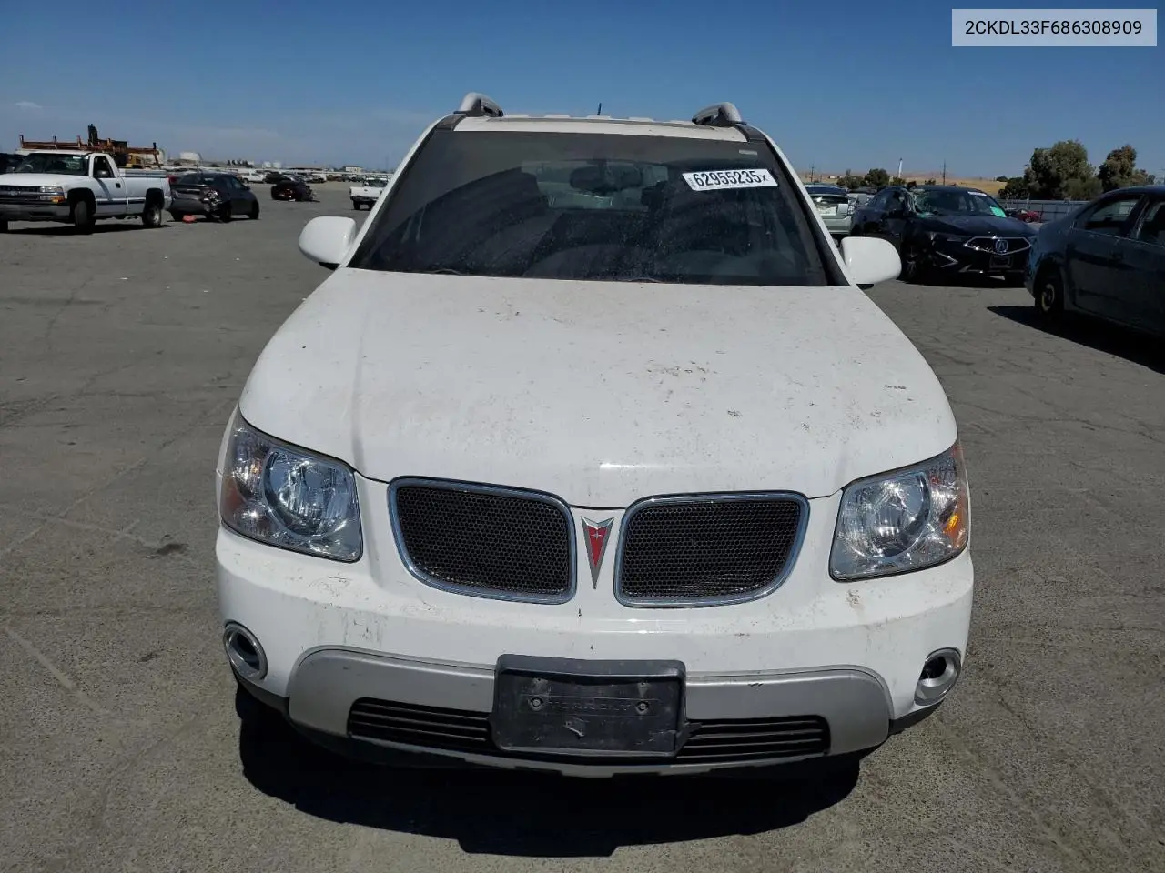 2008 Pontiac Torrent VIN: 2CKDL33F686308909 Lot: 62955235