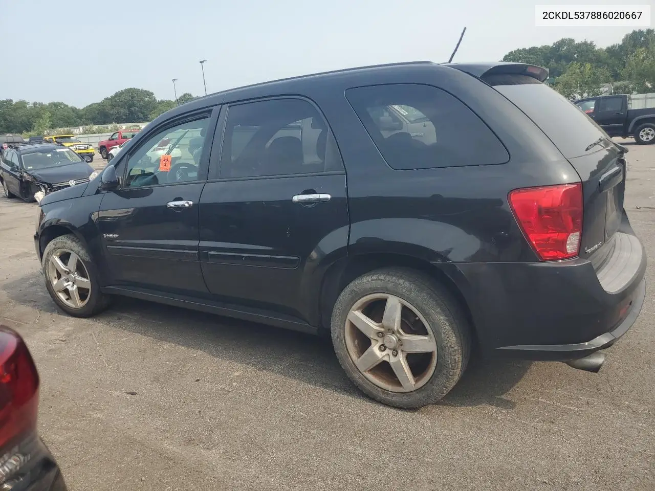 2008 Pontiac Torrent Gxp VIN: 2CKDL537886020667 Lot: 67084894