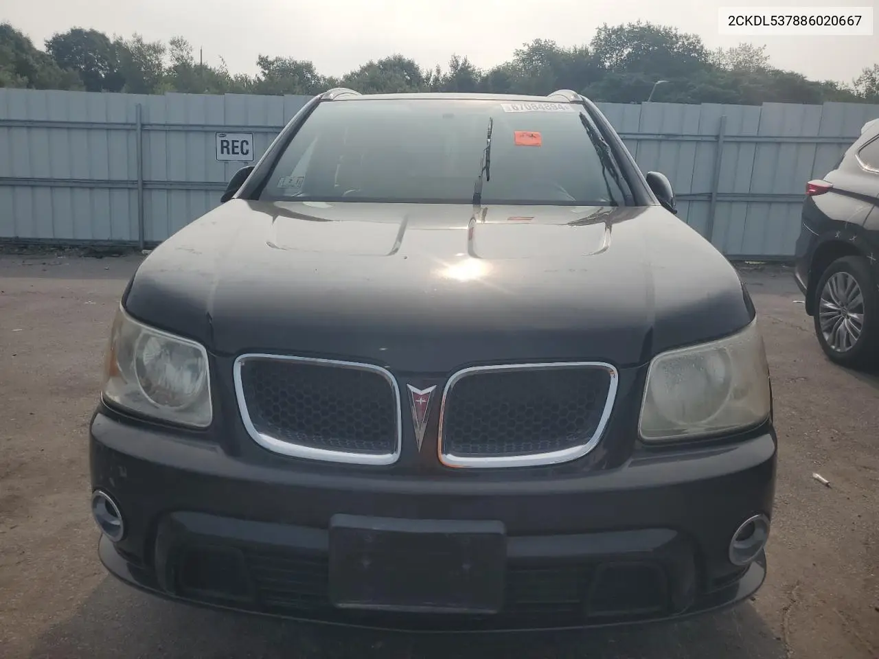 2008 Pontiac Torrent Gxp VIN: 2CKDL537886020667 Lot: 67084894