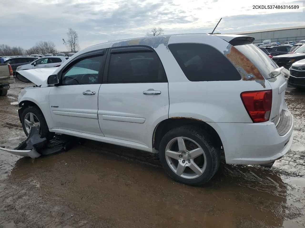 2008 Pontiac Torrent Gxp VIN: 2CKDL537486316589 Lot: 86355714