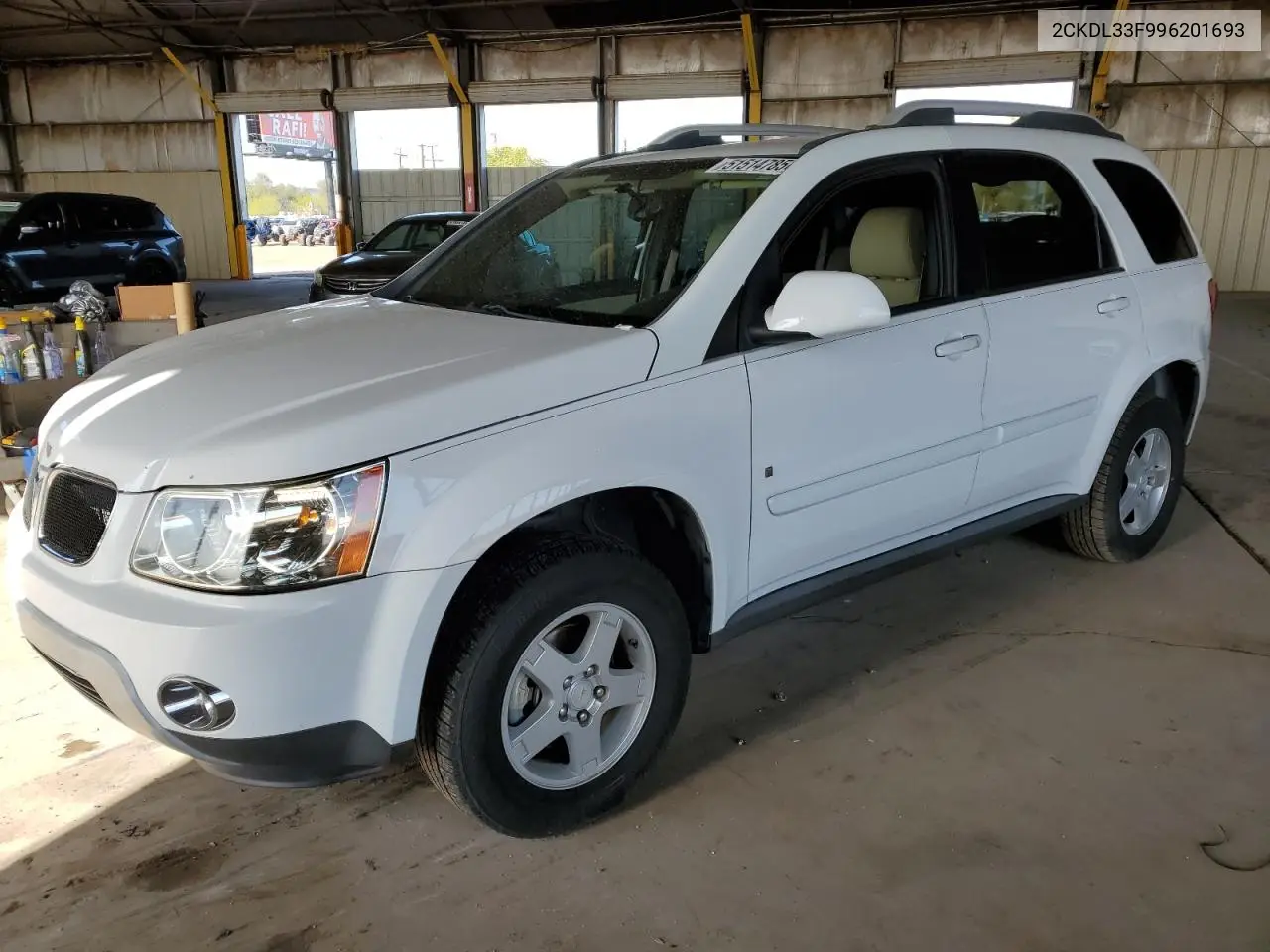 2009 Pontiac Torrent VIN: 2CKDL33F996201693 Lot: 51514785