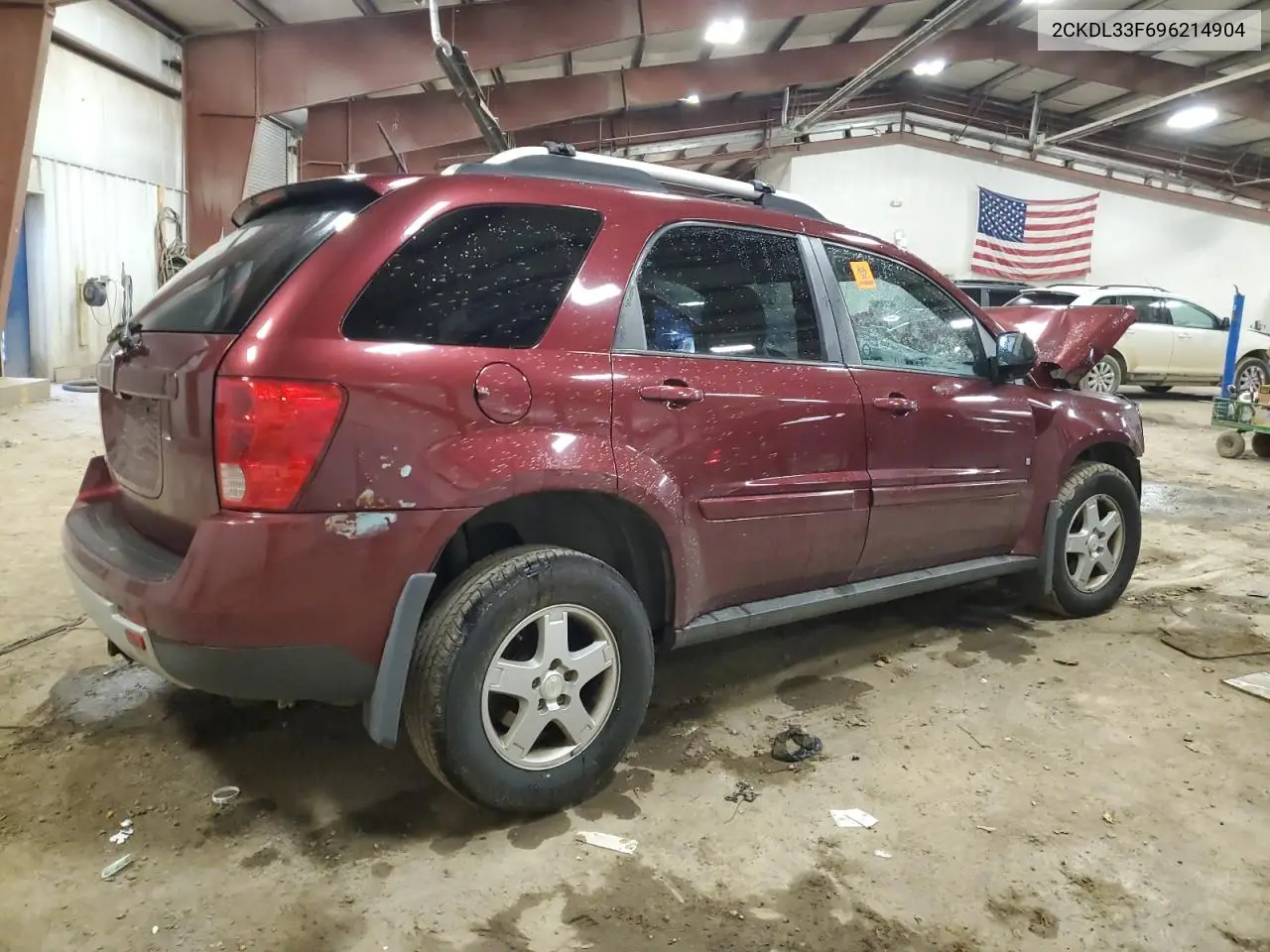 2009 Pontiac Torrent VIN: 2CKDL33F696214904 Lot: 52729865