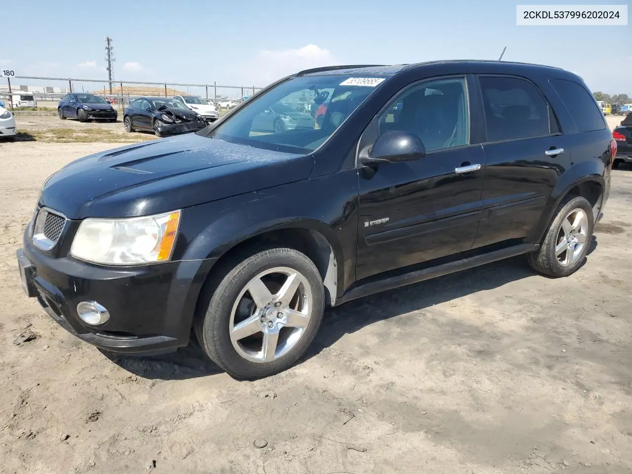 2009 Pontiac Torrent Gxp VIN: 2CKDL537996202024 Lot: 55109665