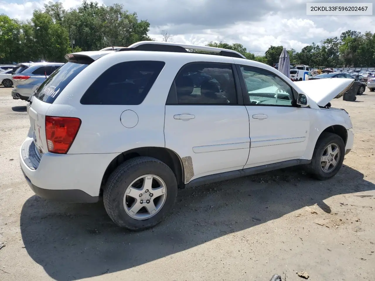 2009 Pontiac Torrent VIN: 2CKDL33F596202467 Lot: 58896555