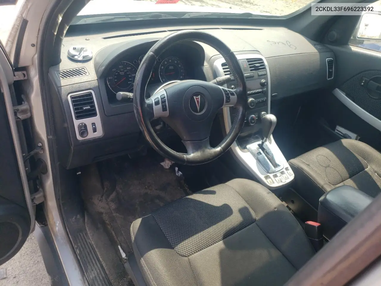 2009 Pontiac Torrent VIN: 2CKDL33F696223392 Lot: 58992525
