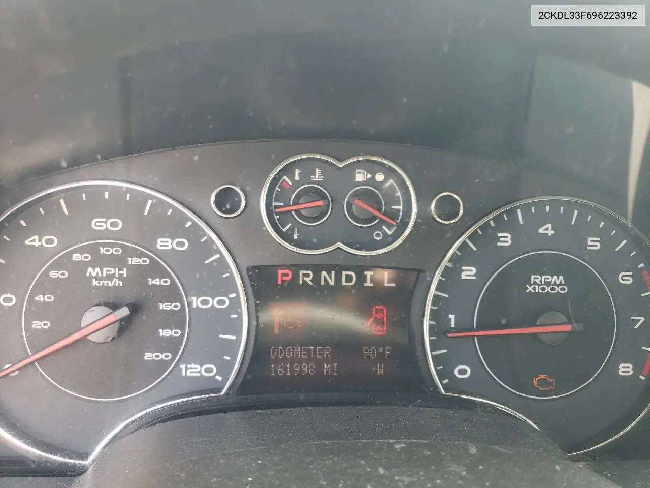 2009 Pontiac Torrent VIN: 2CKDL33F696223392 Lot: 58992525