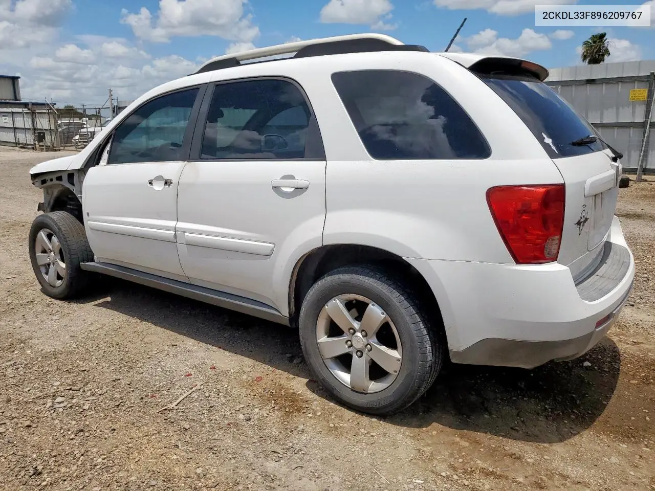 2009 Pontiac Torrent VIN: 2CKDL33F896209767 Lot: 60196385