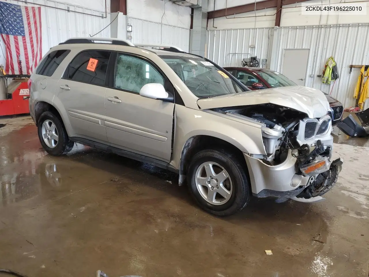 2009 Pontiac Torrent VIN: 2CKDL43F196225010 Lot: 60515845