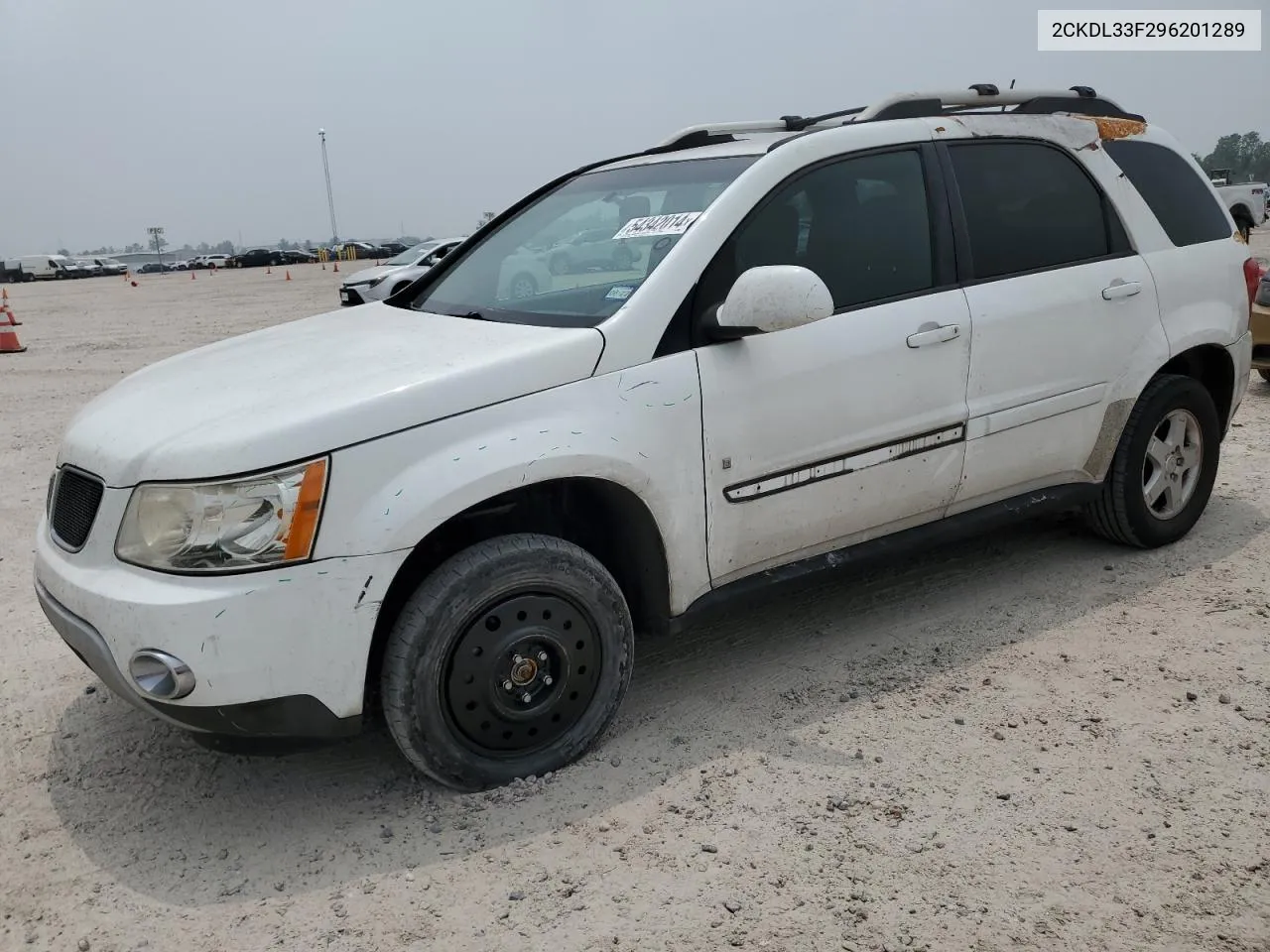 2009 Pontiac Torrent VIN: 2CKDL33F296201289 Lot: 62944154