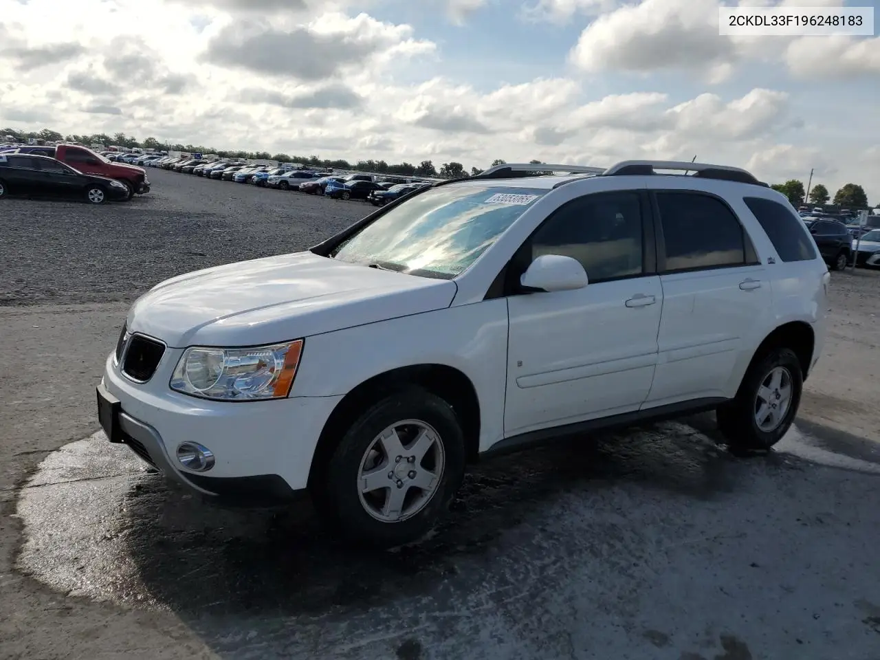 2009 Pontiac Torrent VIN: 2CKDL33F196248183 Lot: 63053065
