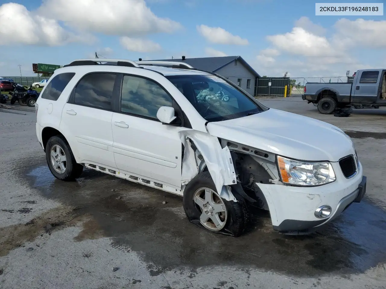 2009 Pontiac Torrent VIN: 2CKDL33F196248183 Lot: 63053065