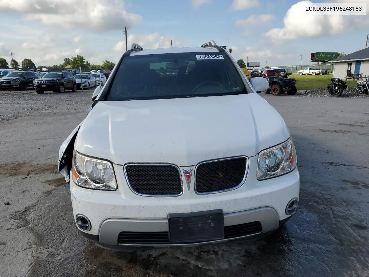 2009 Pontiac Torrent VIN: 2CKDL33F196248183 Lot: 63053065