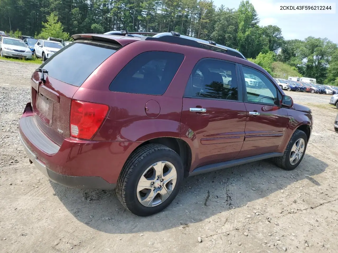 2009 Pontiac Torrent VIN: 2CKDL43F596212244 Lot: 63074315