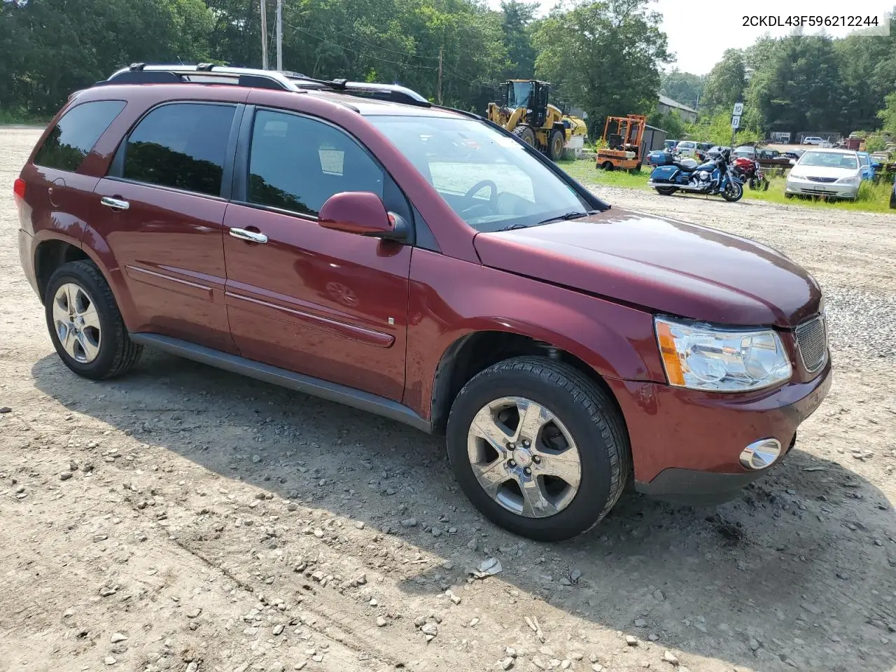 2009 Pontiac Torrent VIN: 2CKDL43F596212244 Lot: 63074315