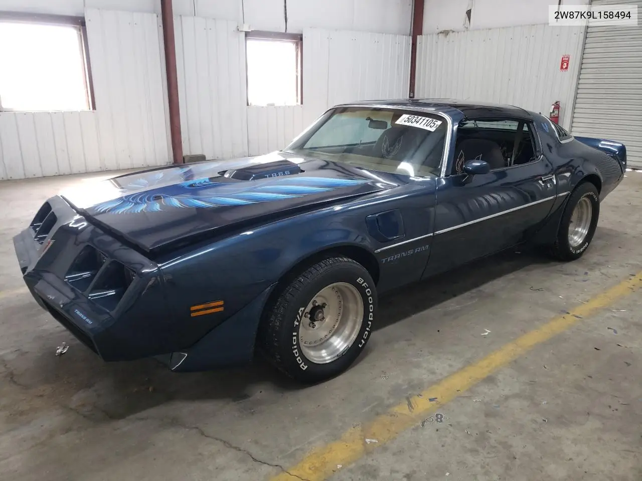 1980 Pontiac Trans Am VIN: 2W87K9L158494 Lot: 50341105