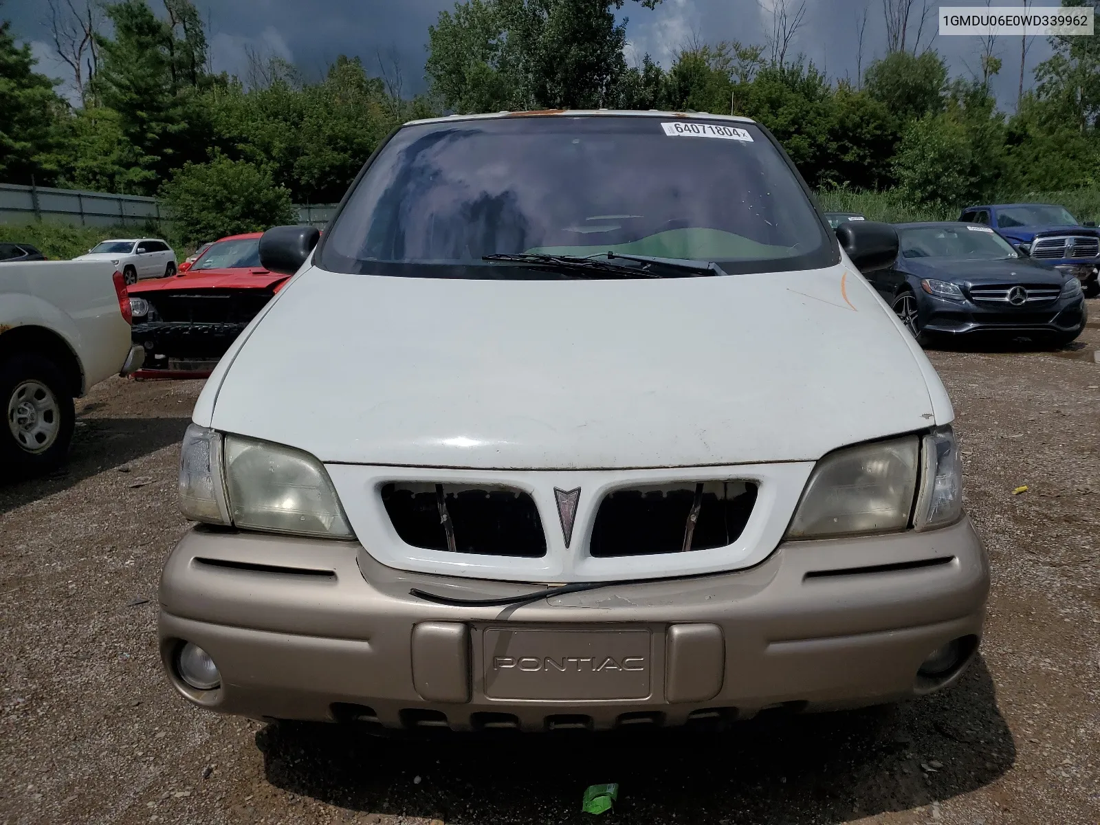 1998 Pontiac Trans Sport VIN: 1GMDU06E0WD339962 Lot: 64071804