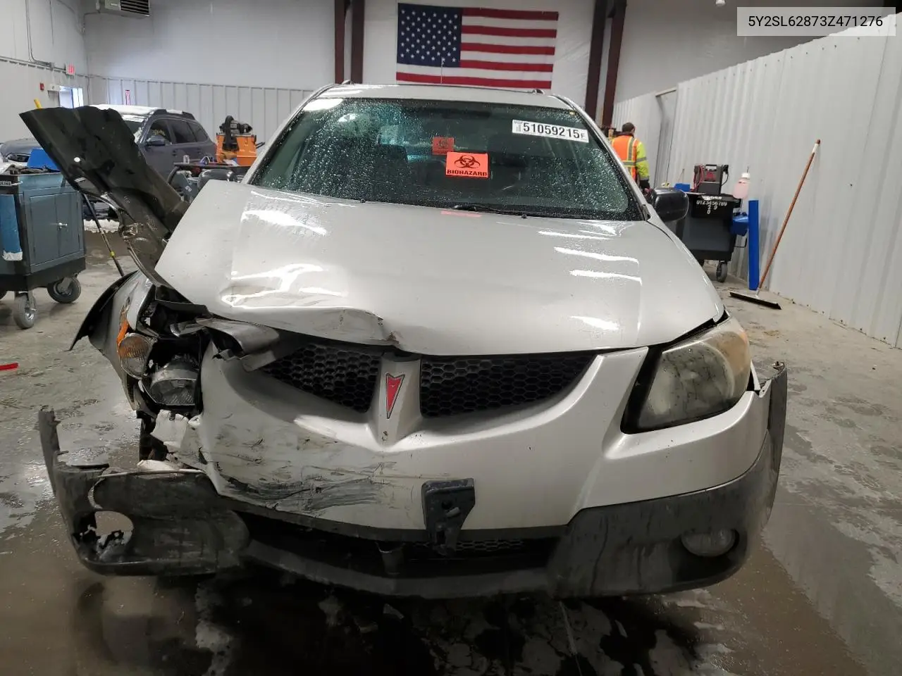 2003 Pontiac Vibe VIN: 5Y2SL62873Z471276 Lot: 51059215