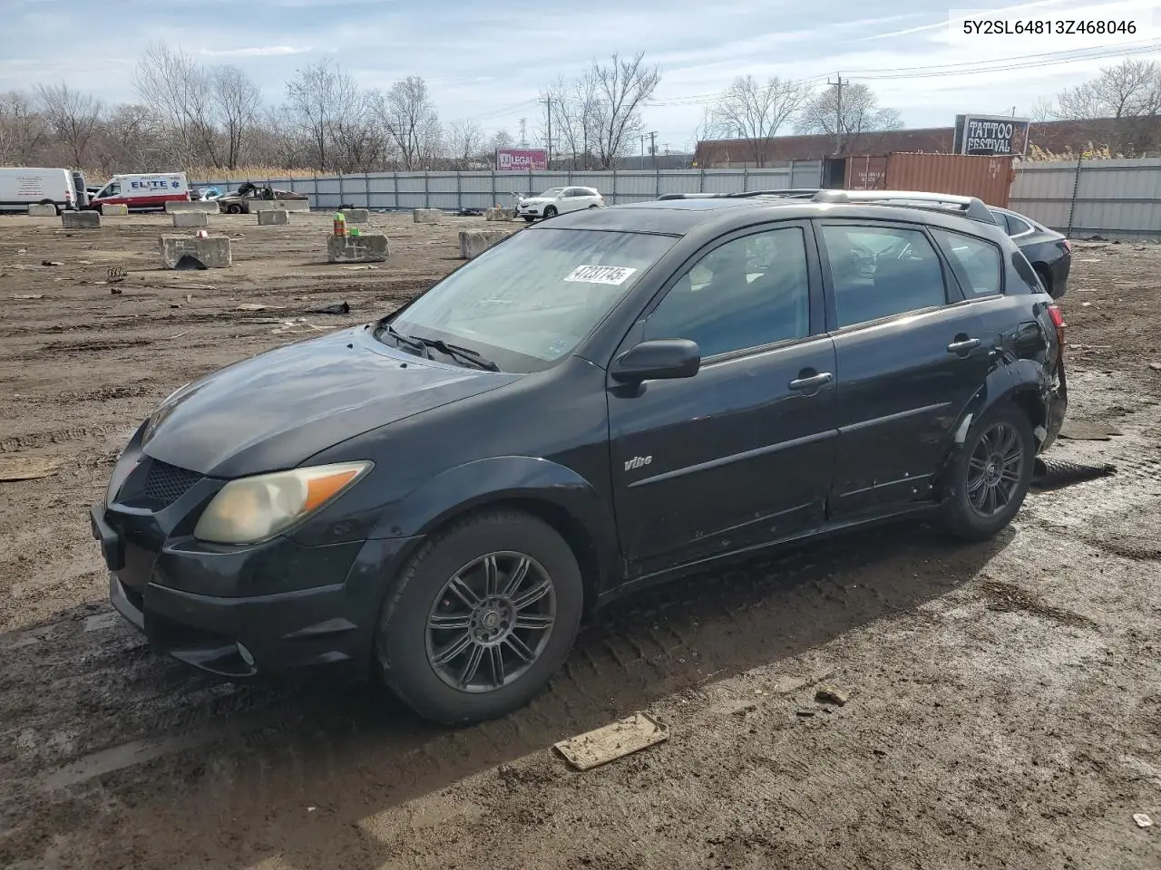 2003 Pontiac Vibe VIN: 5Y2SL64813Z468046 Lot: 52509945