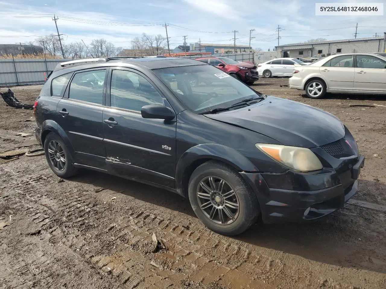 2003 Pontiac Vibe VIN: 5Y2SL64813Z468046 Lot: 52509945