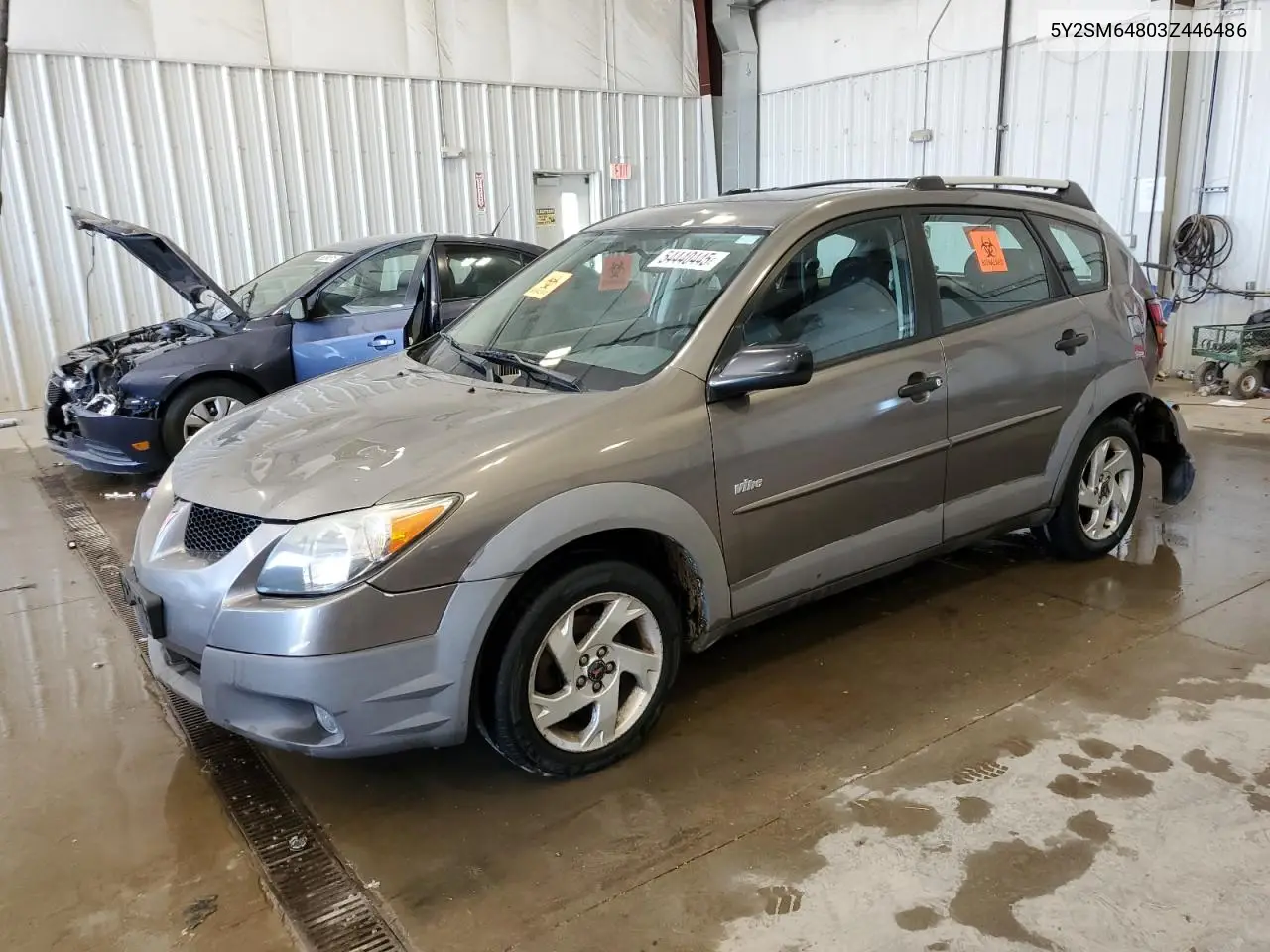 2003 Pontiac Vibe VIN: 5Y2SM64803Z446486 Lot: 54440445
