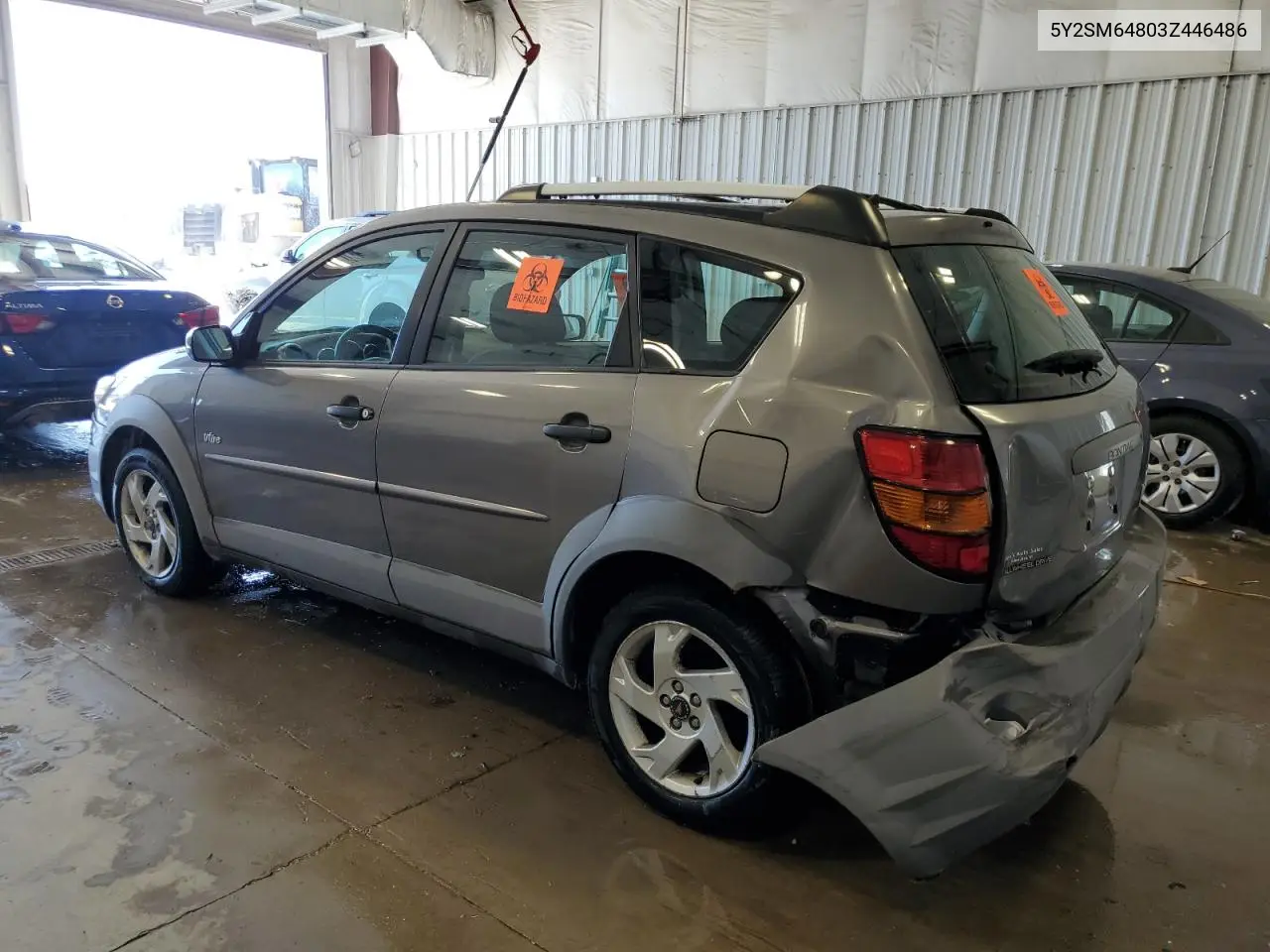 2003 Pontiac Vibe VIN: 5Y2SM64803Z446486 Lot: 54440445