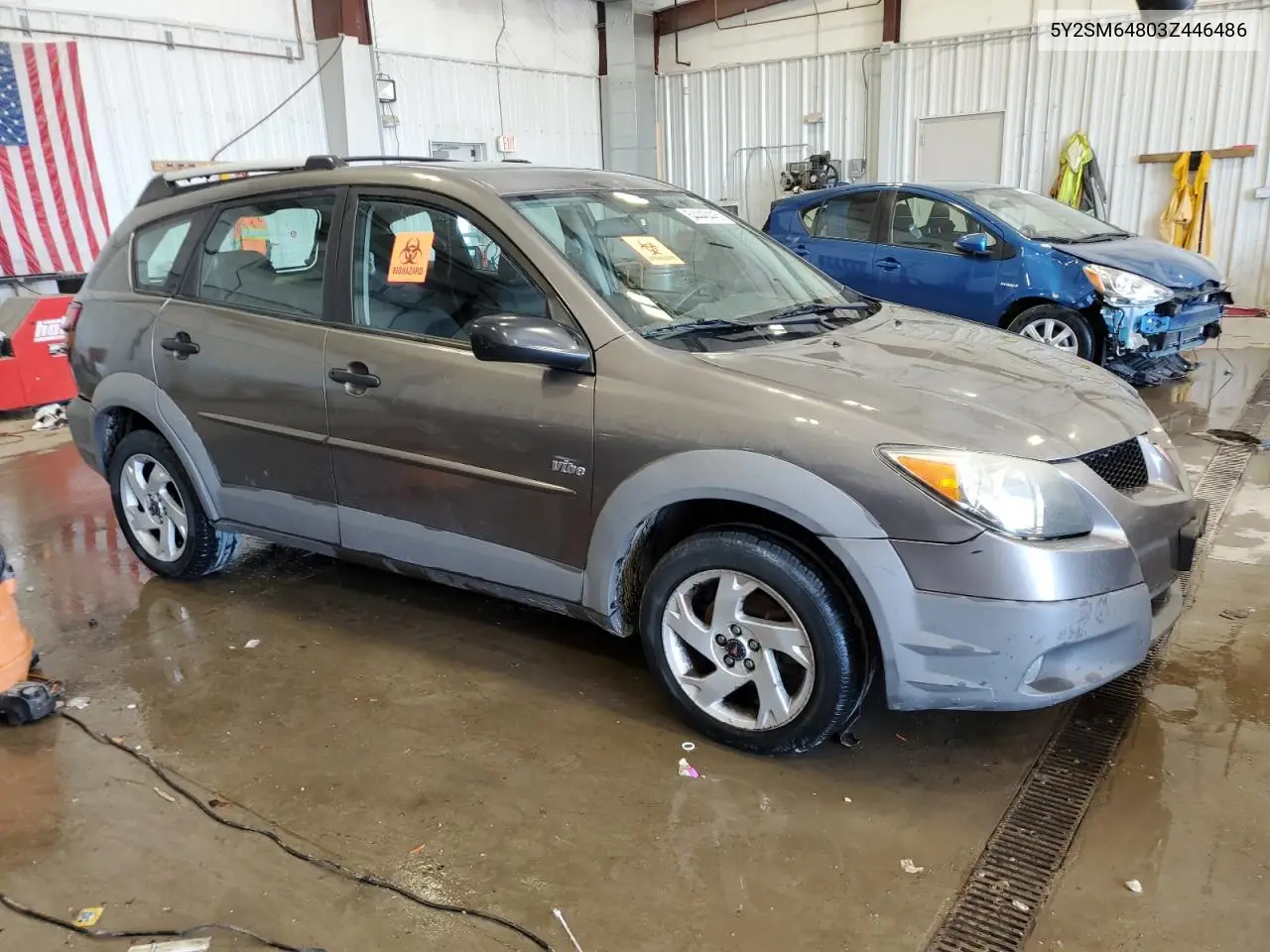 2003 Pontiac Vibe VIN: 5Y2SM64803Z446486 Lot: 54440445